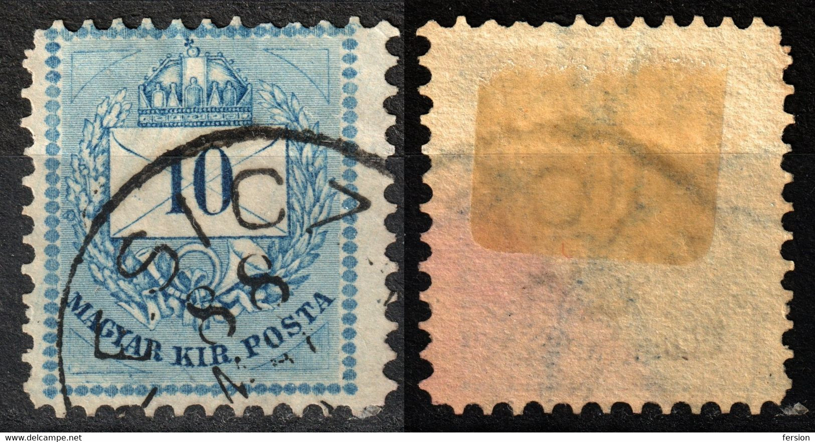 RESICZA Reșița Postmark ROMANIA Transylvania - 1874 1888 Hungary LETTER ENVELOPE Color Number Kreuzer Krajcár 10 Kr - Transylvania