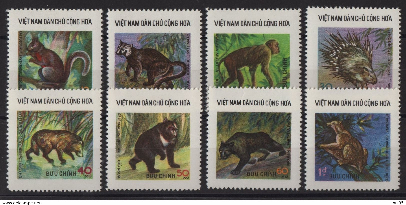 Vietnam Du Nord - N°892 à 899 - Faune - Cote 9.50€ - * Neuf Avec Trace De Charniere - Viêt-Nam