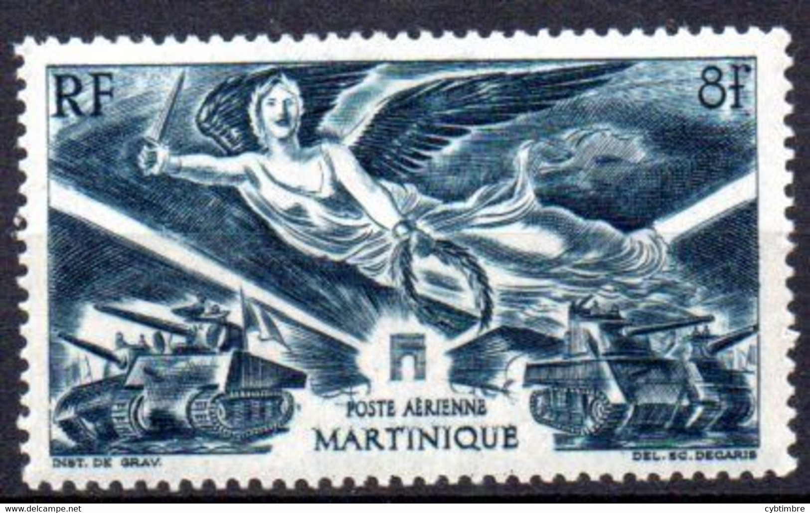 Martinique: Yvert N° A 6* - Airmail