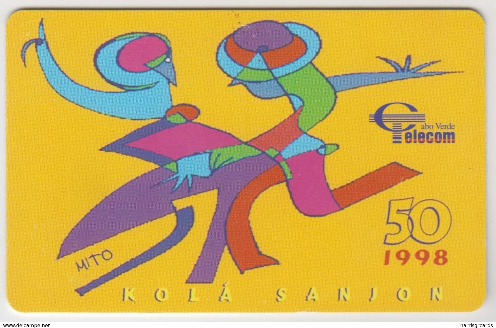 CAPE VERDE - "Kolá Sanjon" , Chip:SC7, 50 U,  Used - Cape Verde