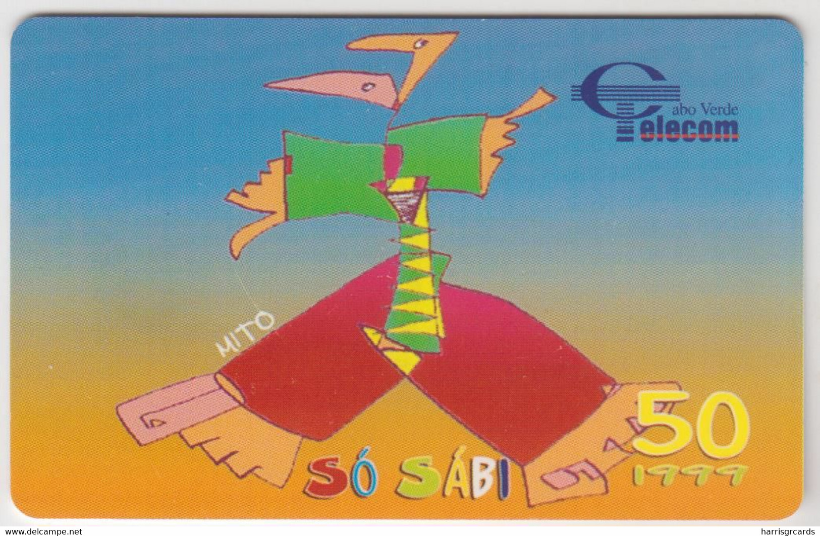 CAPE VERDE - "Só Sábi" 1999 , Chip:SC7, 50 U,  Used - Cape Verde