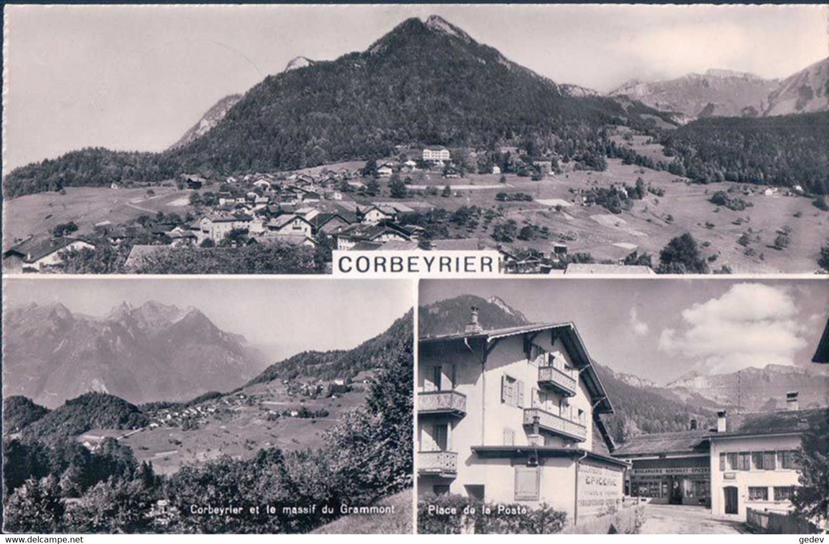 Corbeyrier VD, Bureau De Poste Et Epicerie (3844) - Corbeyrier