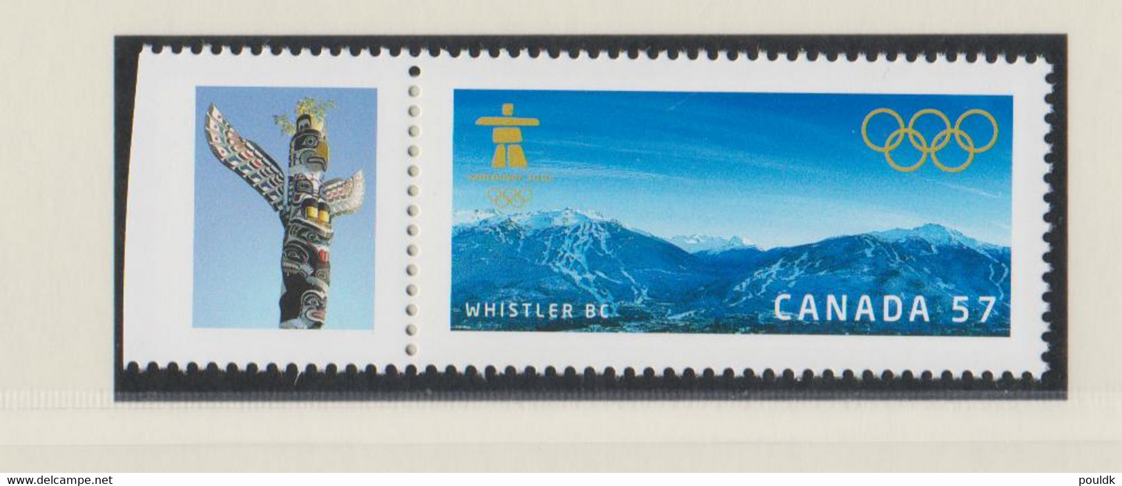 Canada 2010 Vancouver Olympic Games W/label MNH/** (H23) - Winter 2010: Vancouver