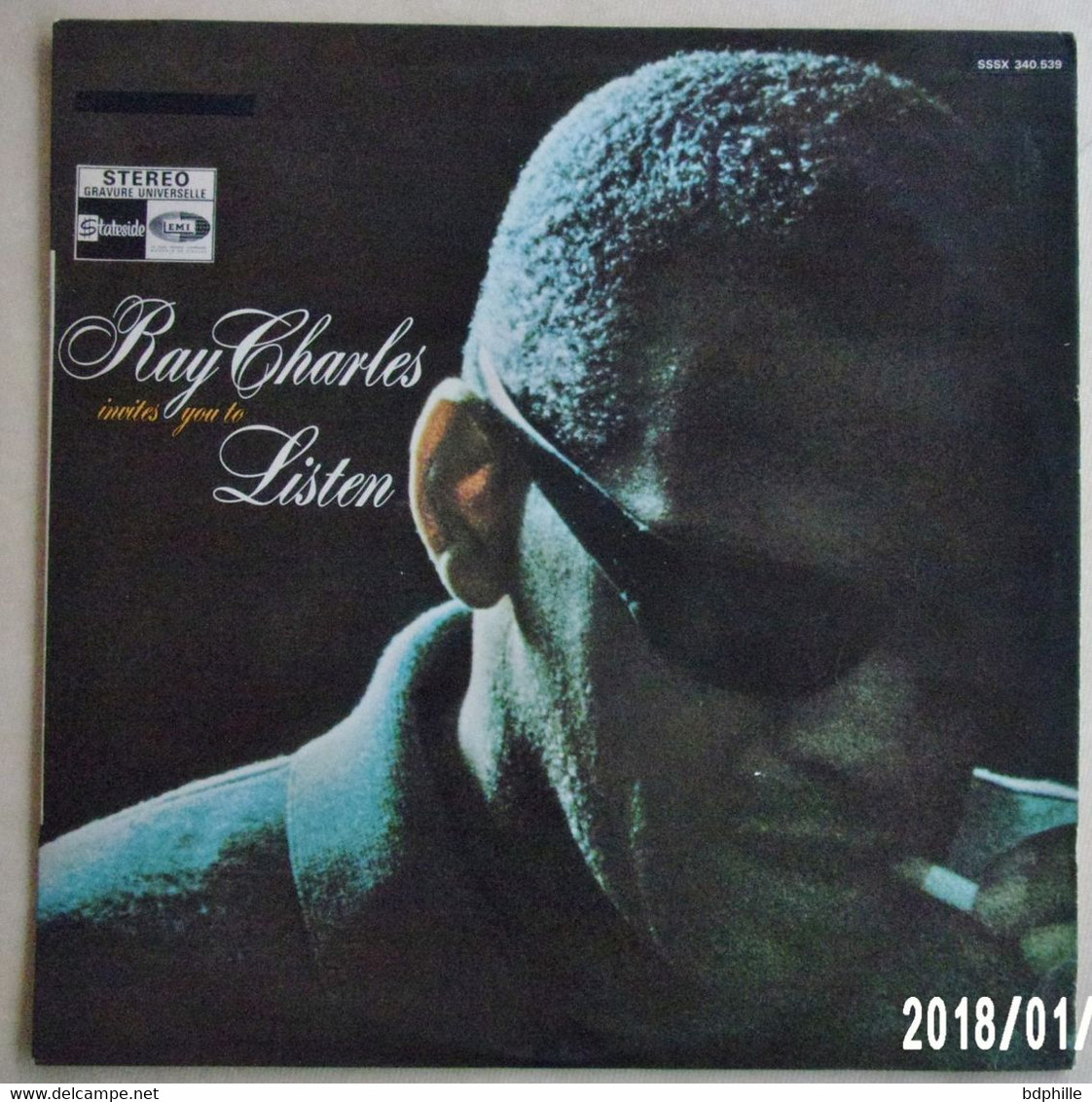 Ray Charles Invites You To Listen, Vinyle STEREO Biem LP 33tours Stateside SSSX340359 - Soul - R&B