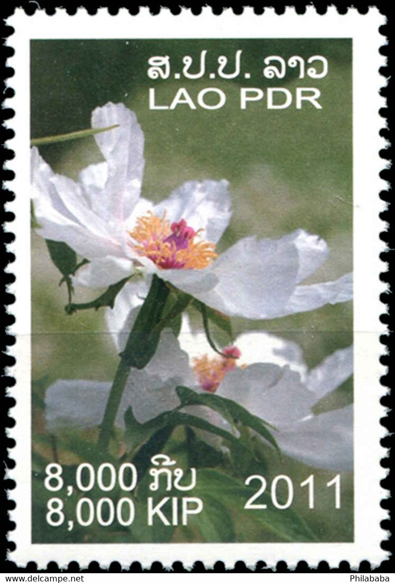 Laos 2011 YT 1786/87 ; Mi# 2196/97 MNH Flowers - Roses - Laos