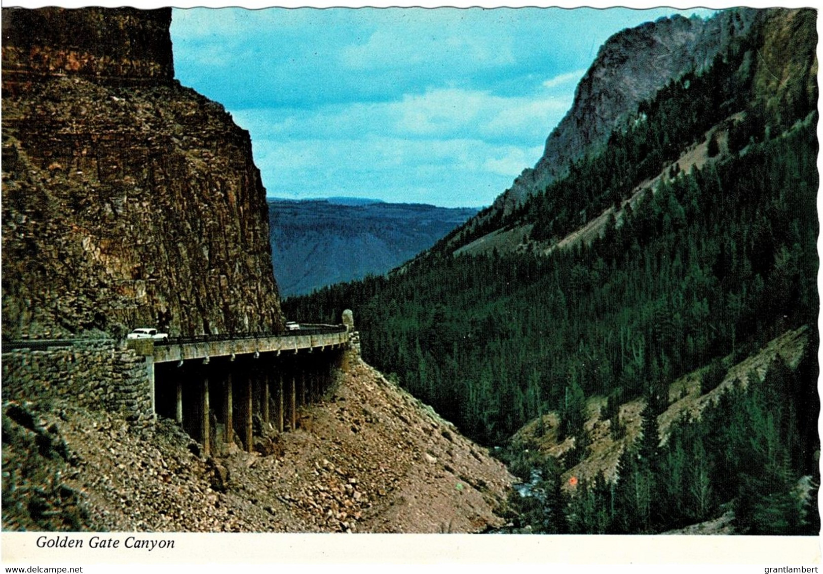 Golden Gate Canyon, Yellowstone National Park, Wyoming - Unused - Yellowstone