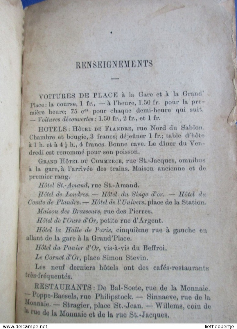 Bruges En Trois Jours - Guide - Gids - Brugge - Circa 1890? - Histoire