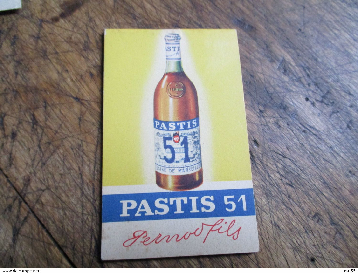 Pernod 45 Et Pastis 51 Carnet Commande - Altri & Non Classificati