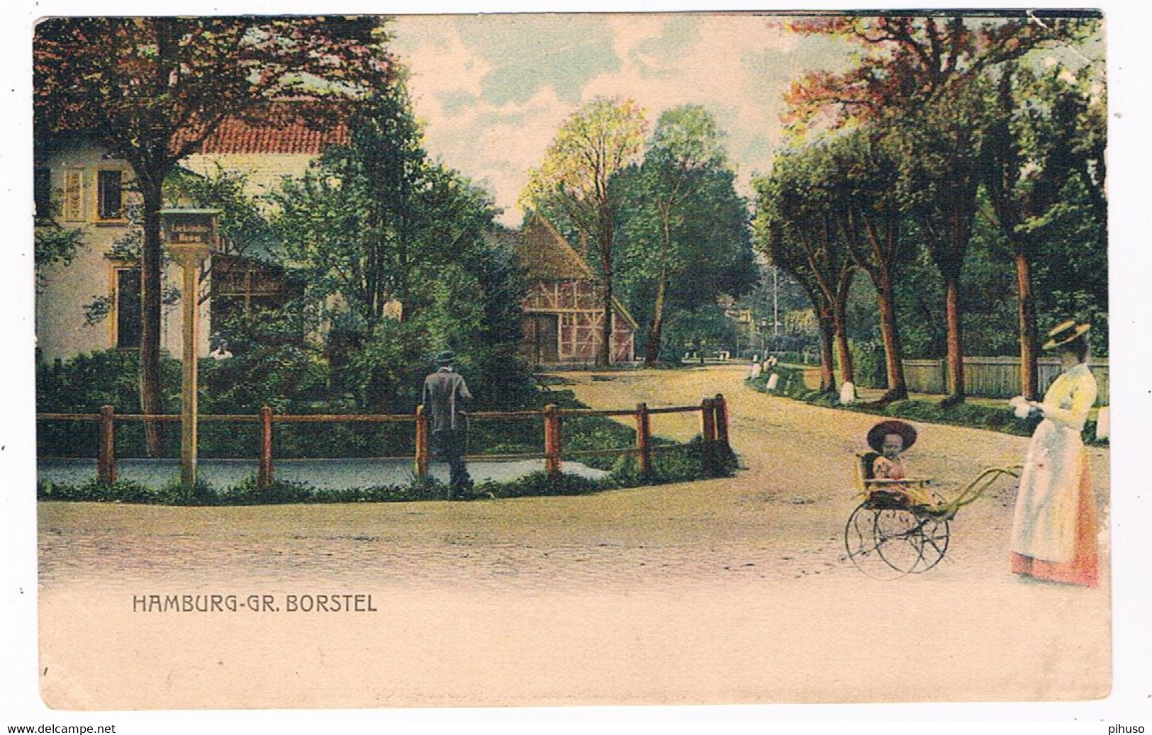 D-11376   HAMBURG - GROSS BORSTEL : - Noord