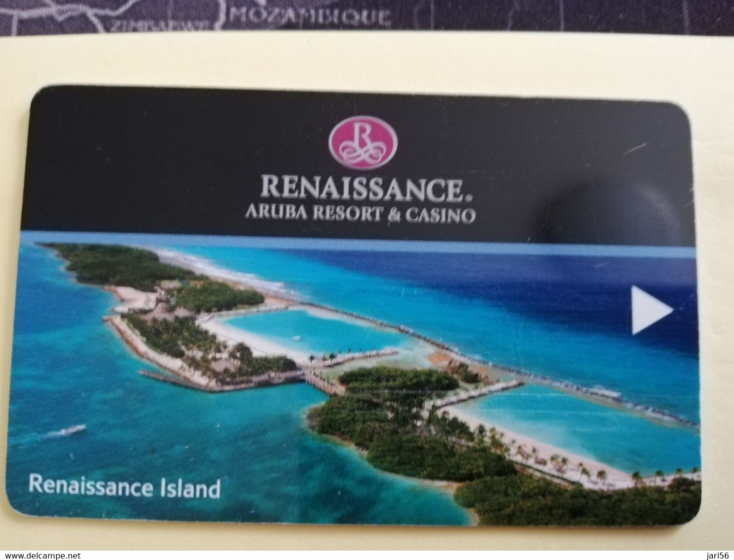 HOTELS Key Card ARUBA RENAISSANCE ARUBA RESORT & CASINO AERIAL VIEUW    ** 3322** - Cartes D'hotel