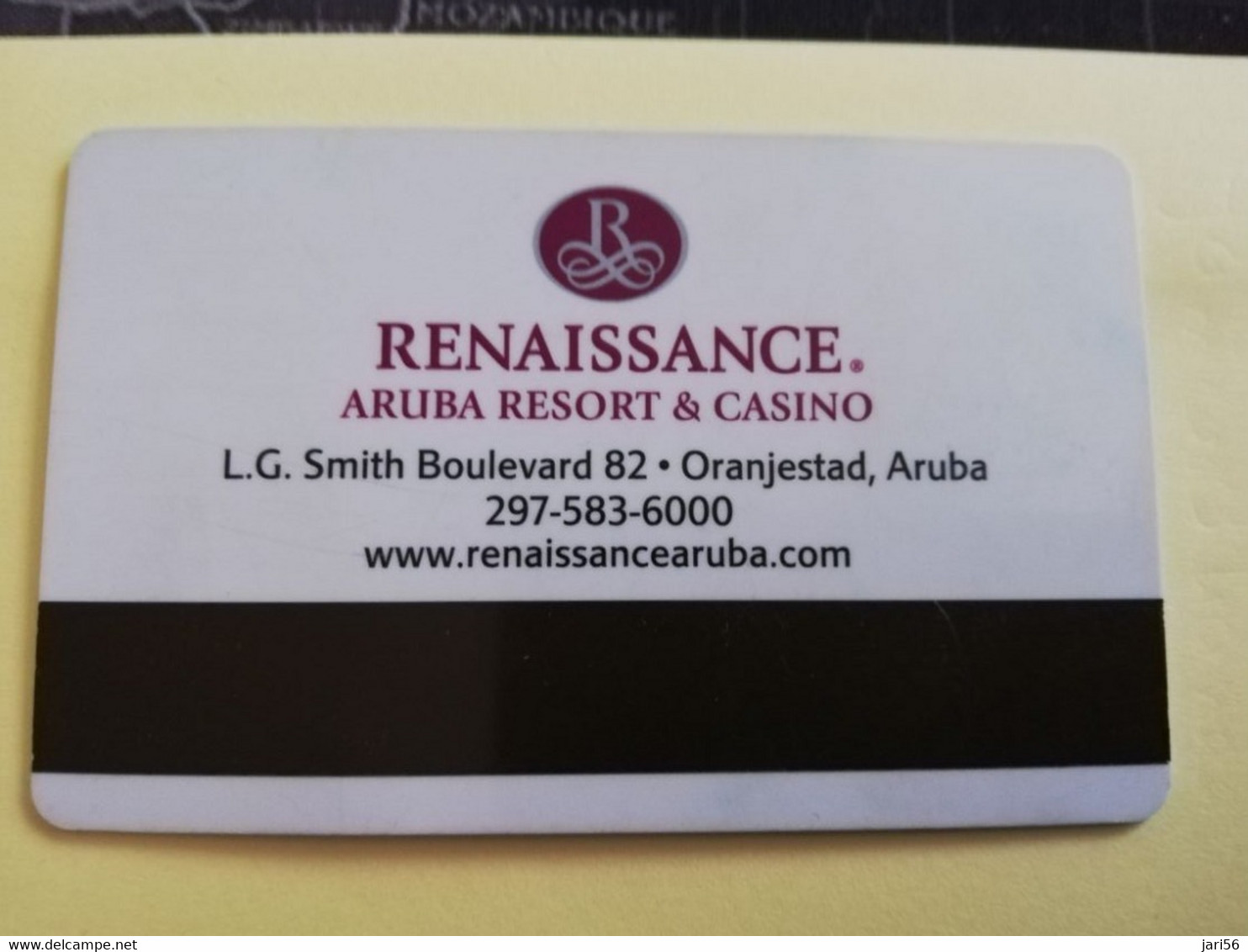 HOTELS Key Card ARUBA RENAISSANCE ARUBA RESORT & CASINO AERIAL VIEUW    ** 3322** - Cartes D'hotel