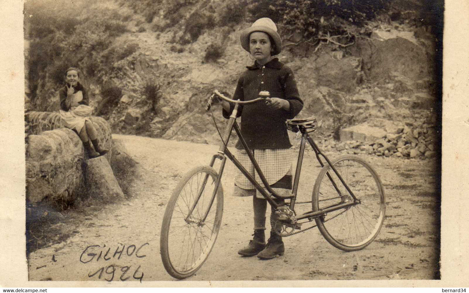 GILHOC RARE CARTE PHOTO 1924 - Sonstige & Ohne Zuordnung