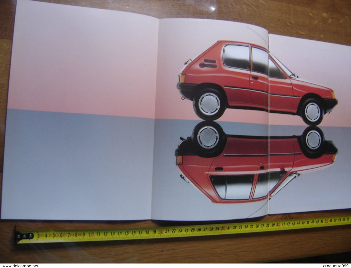 Depliant Brochure PEUGEOT 205 AUTOMOBILE Deco Garage Loft - Automobili