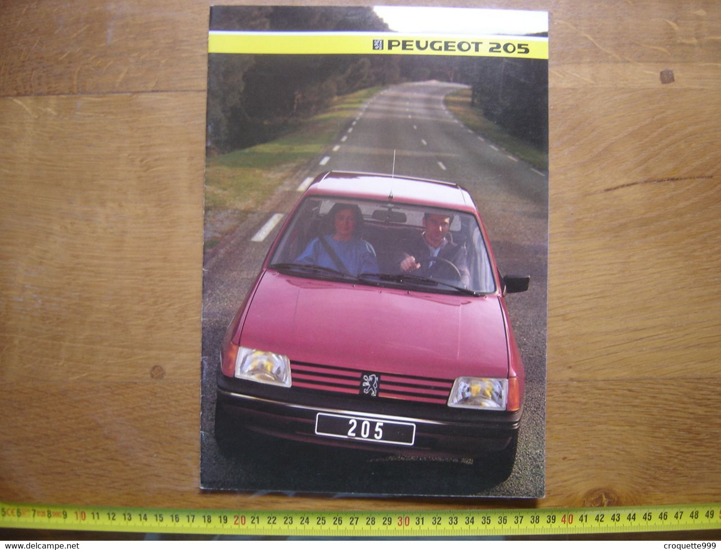 1985 Depliant Brochure PEUGEOT 205 AUTOMOBILE Deco Garage Loft - Automobili