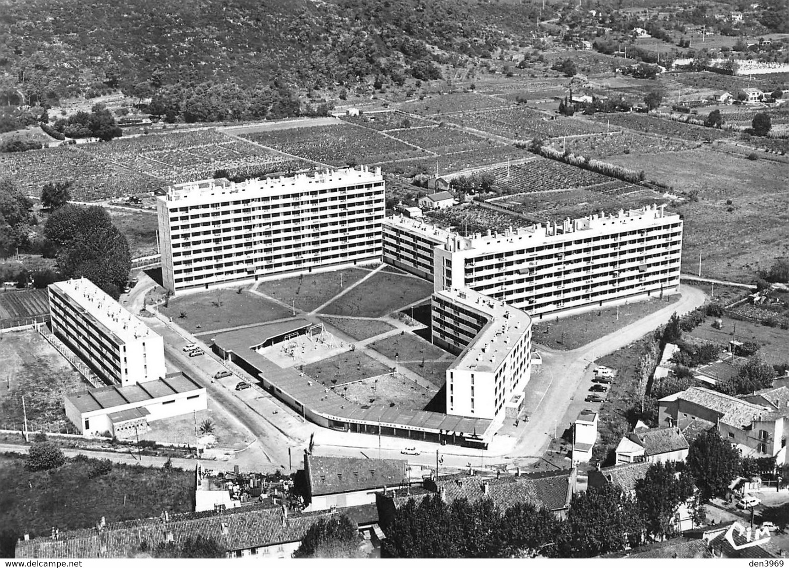 La GARDE - Ensemble Résidentiel Le Thouars - Vue Aérienne - Architecte Henry A. L. - Tirage D'éditeur N&B Non Dentelé - La Garde