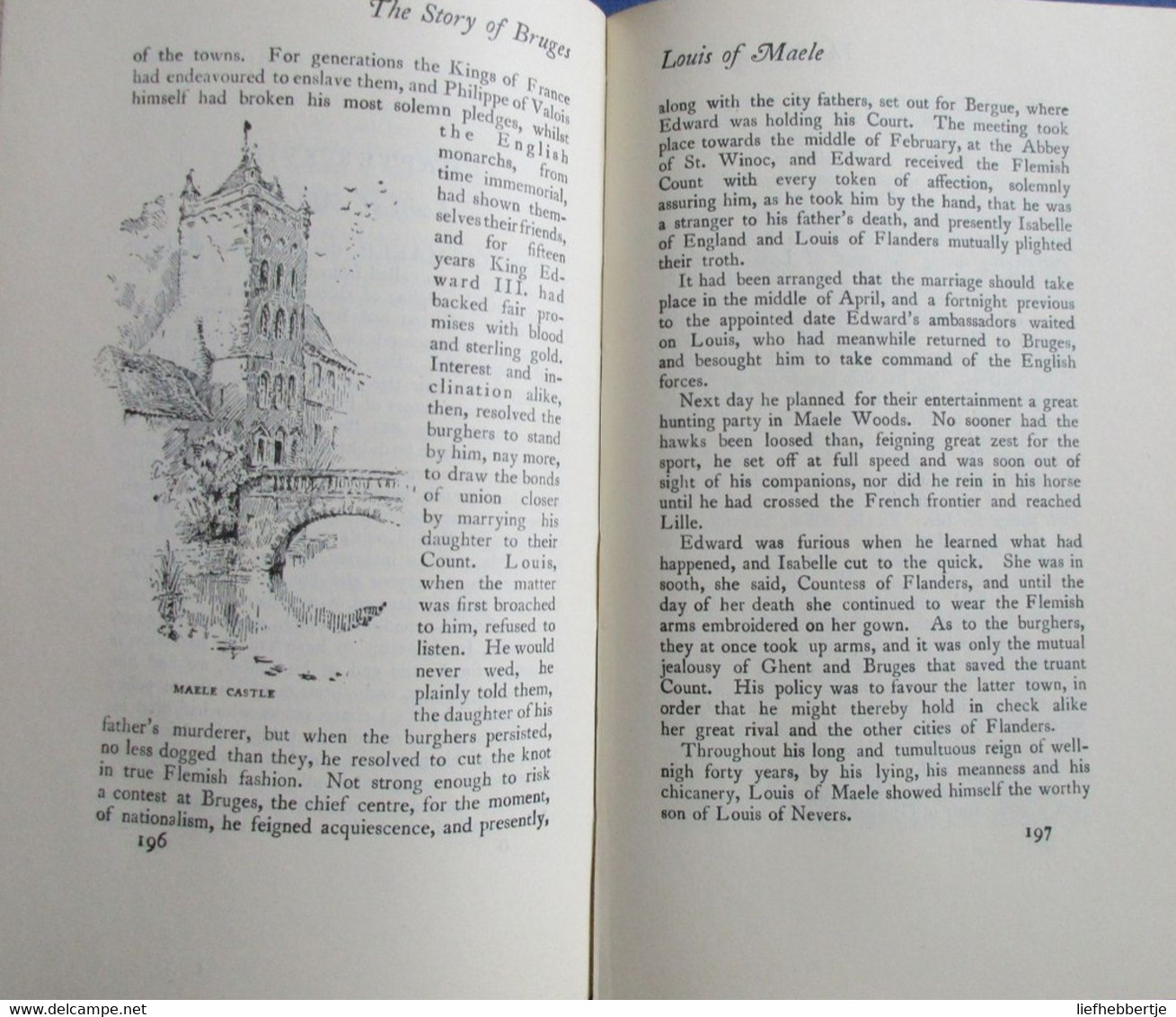 The story of Bruges - by Ernest Gillliat-Smith - ill. by Edith Calvert and Herbert Railton - 1937  (Brugge)