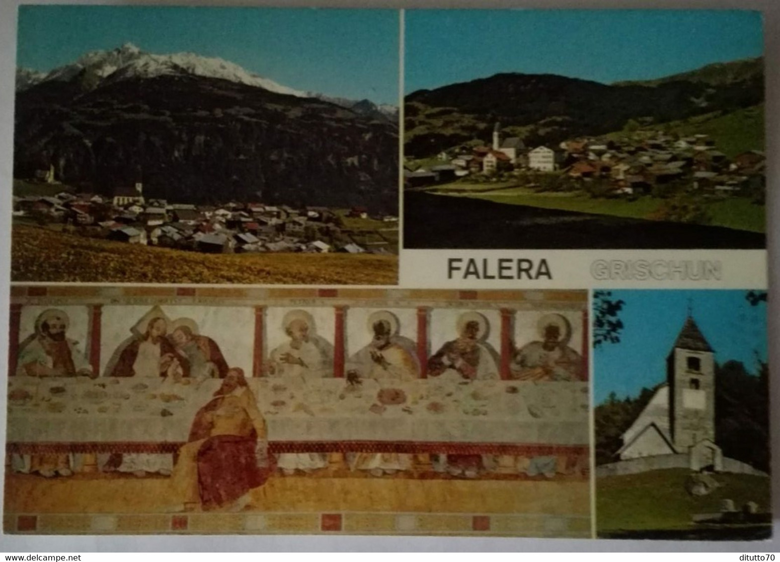 Falera - Grischun - Formato Grande Viaggiata – E 17 - Falera