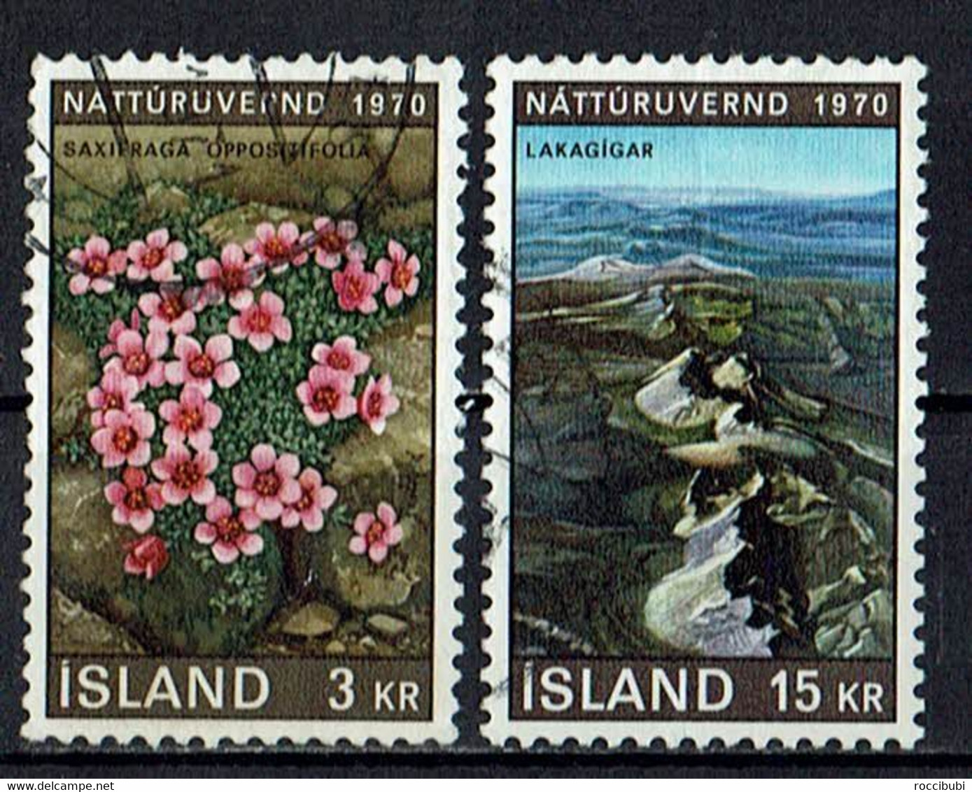 Island 1970 // 447/448 O Europäisches Naturschutzjahr - Oblitérés