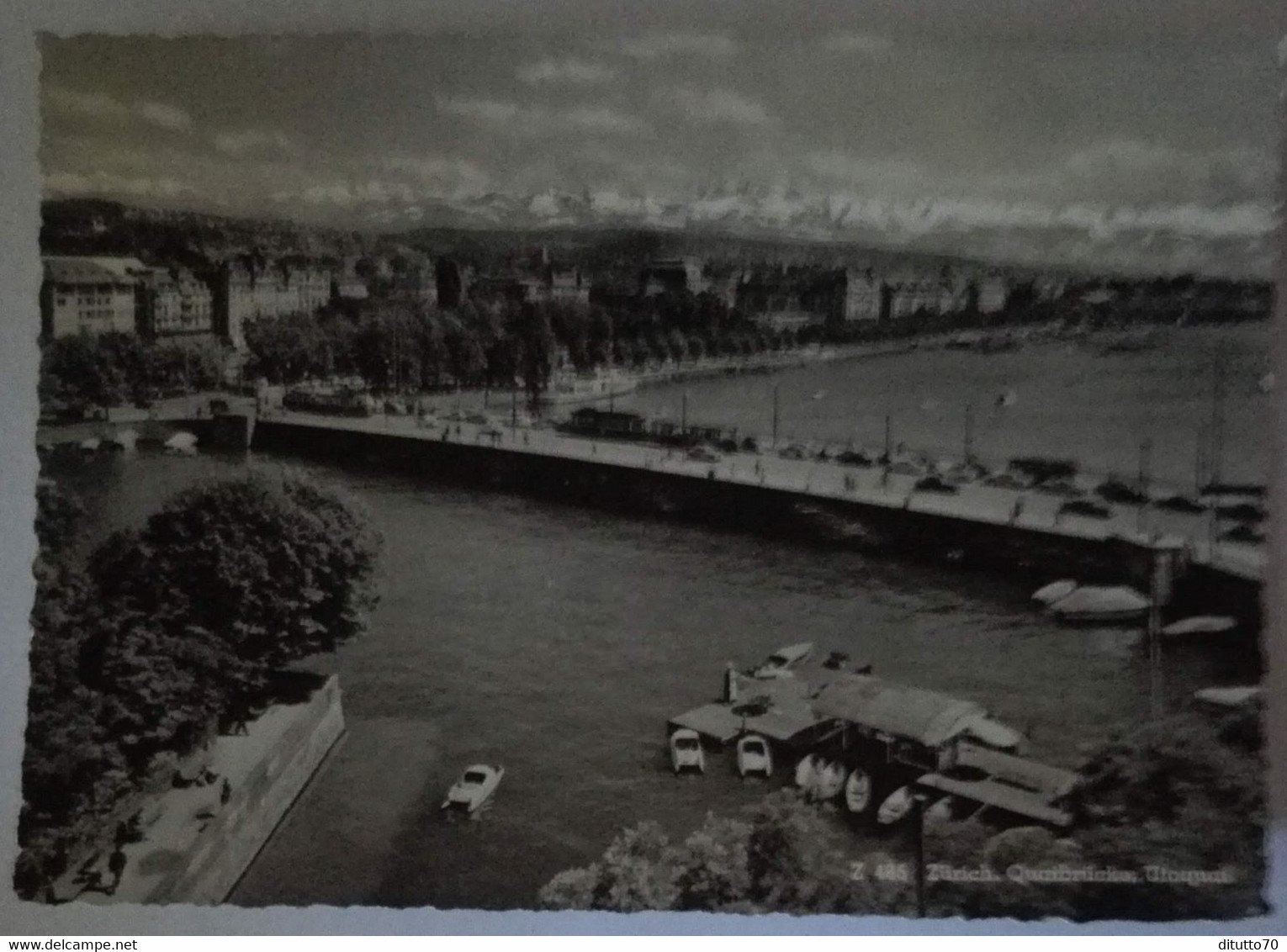 Zurich - Quaibrucke Utoquai  - Formato Grande Non Viaggiata – E 17 - Zürich