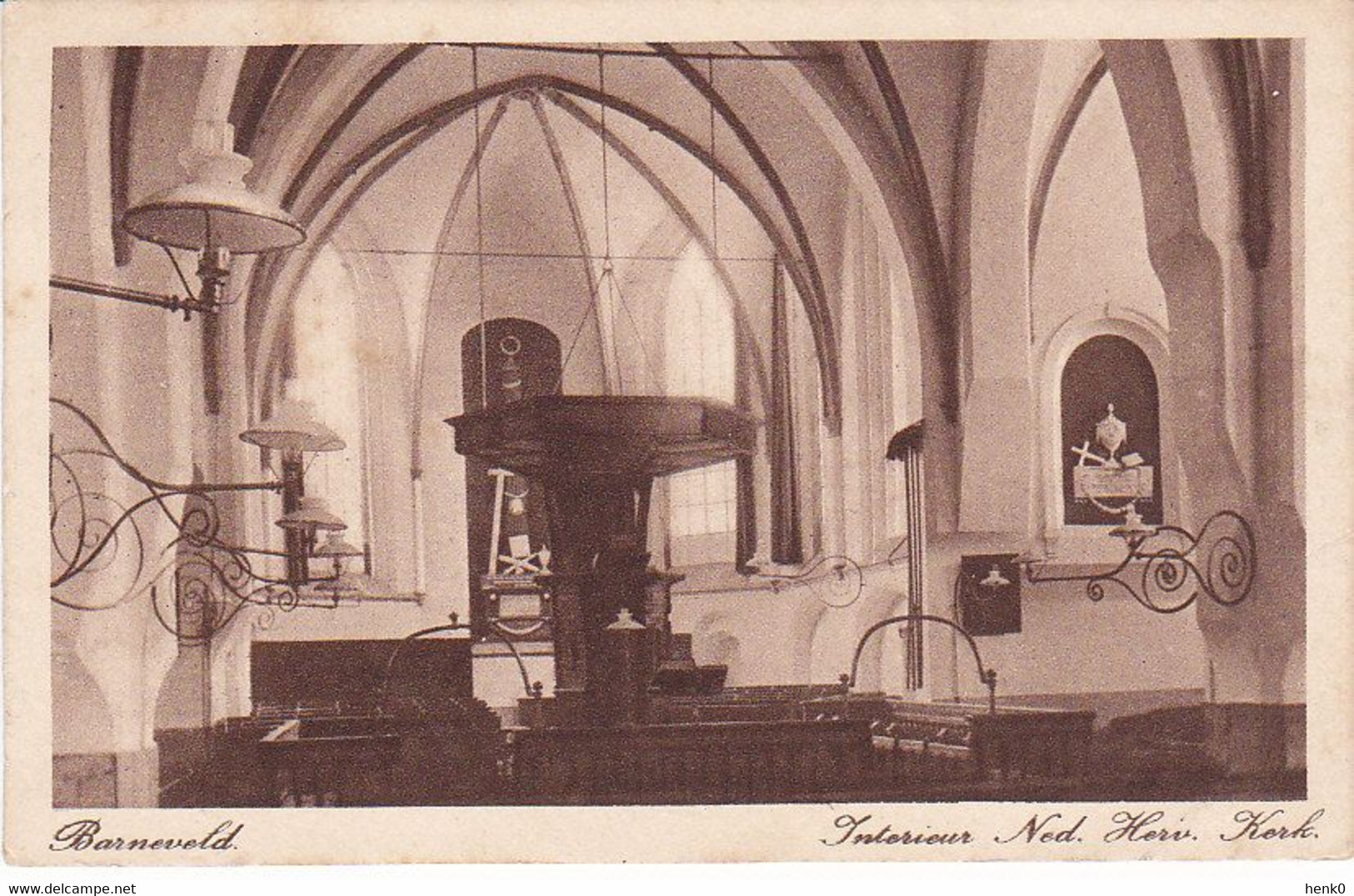 Barneveld Ned. Hervormde Kerk Interieur J2778 - Barneveld