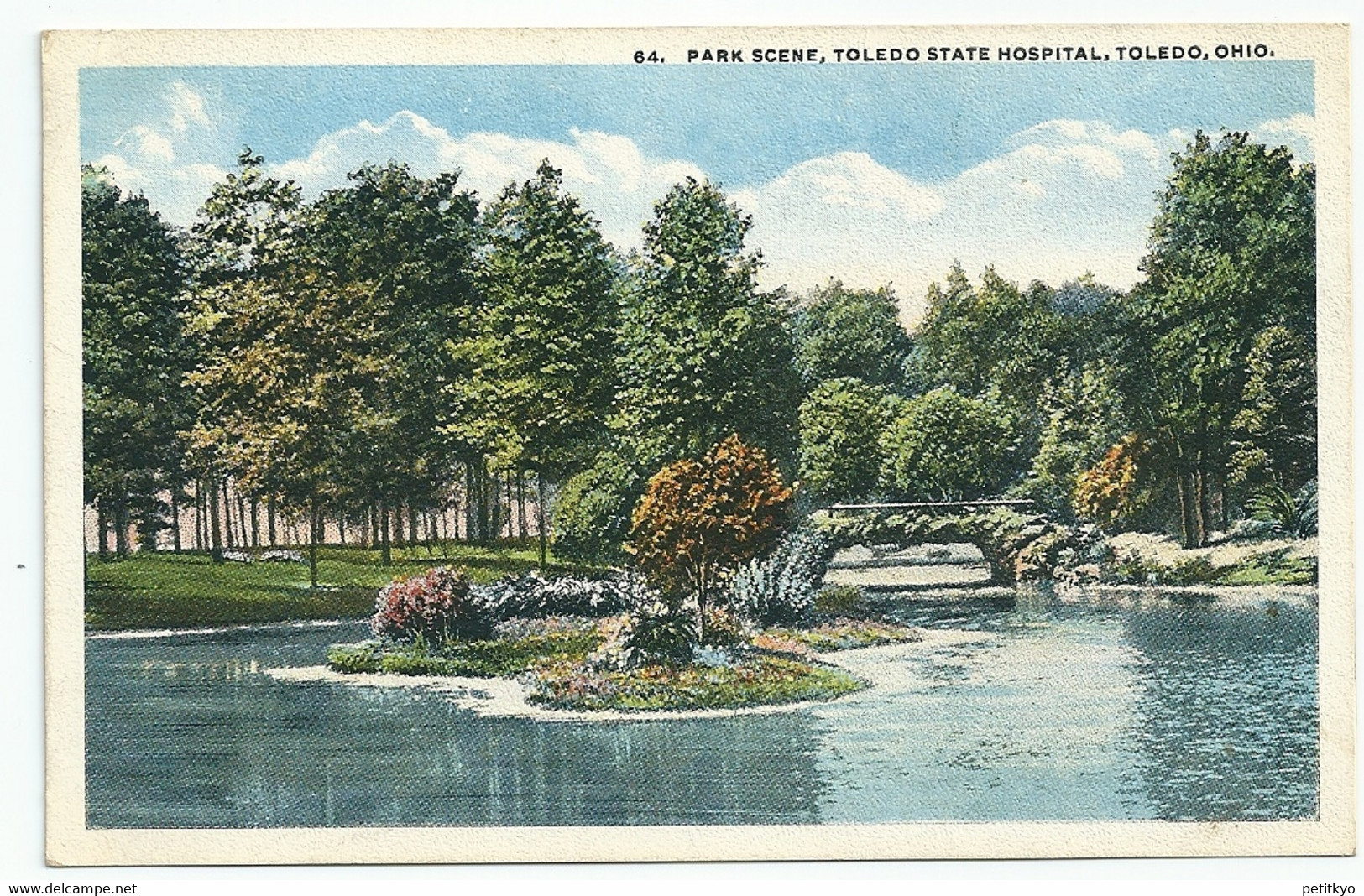 Etats-Unis - Park Scene - Toledo State Hospital - Ohio - Toledo