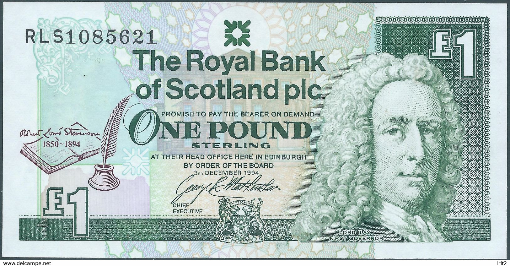 BANKNOTE 1994 SCOZIA - United Kingdom - Great Britain -ENGLAND -Royal Bank Of Scotland , 1 Pound, UNC - 1 Pound