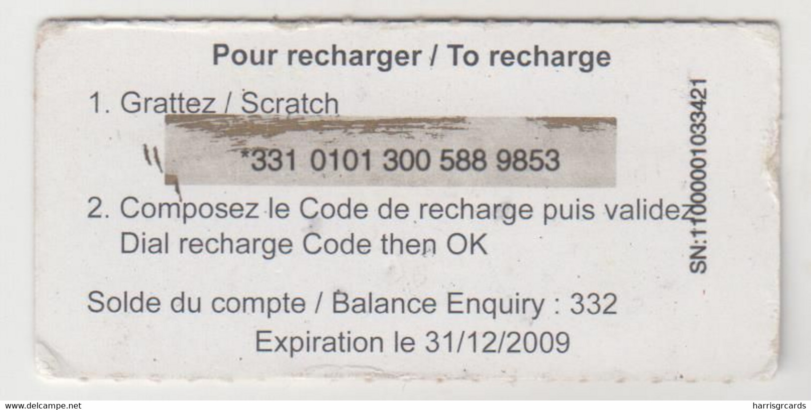 BENIN - OREMI, BELL BENIN COMMUNICATIONS, 1000 CFA, Used - Benin