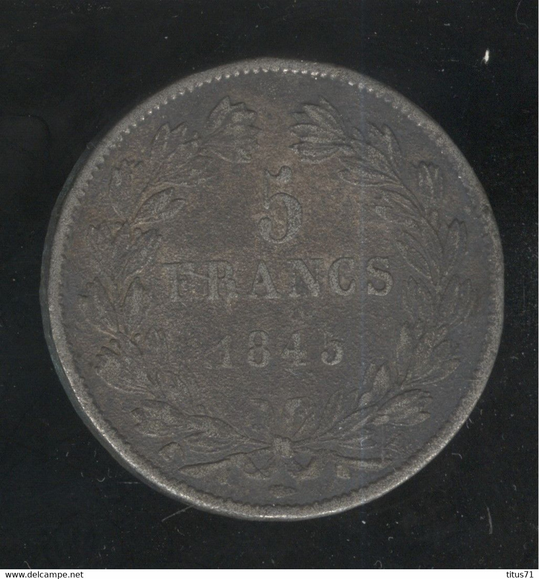 Fausse 5 Francs 1845 - Exonumia - Variétés Et Curiosités