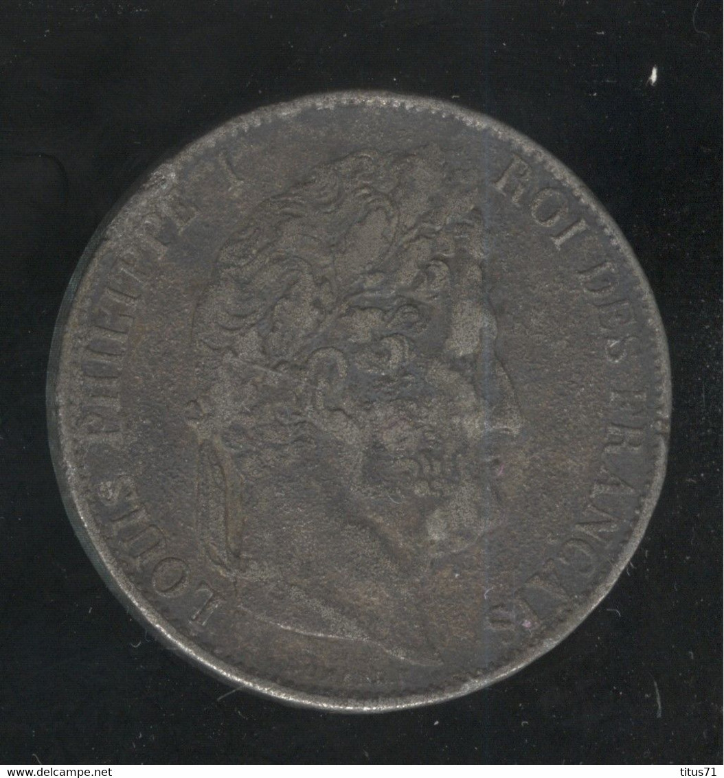 Fausse 5 Francs 1845 - Exonumia - Abarten Und Kuriositäten