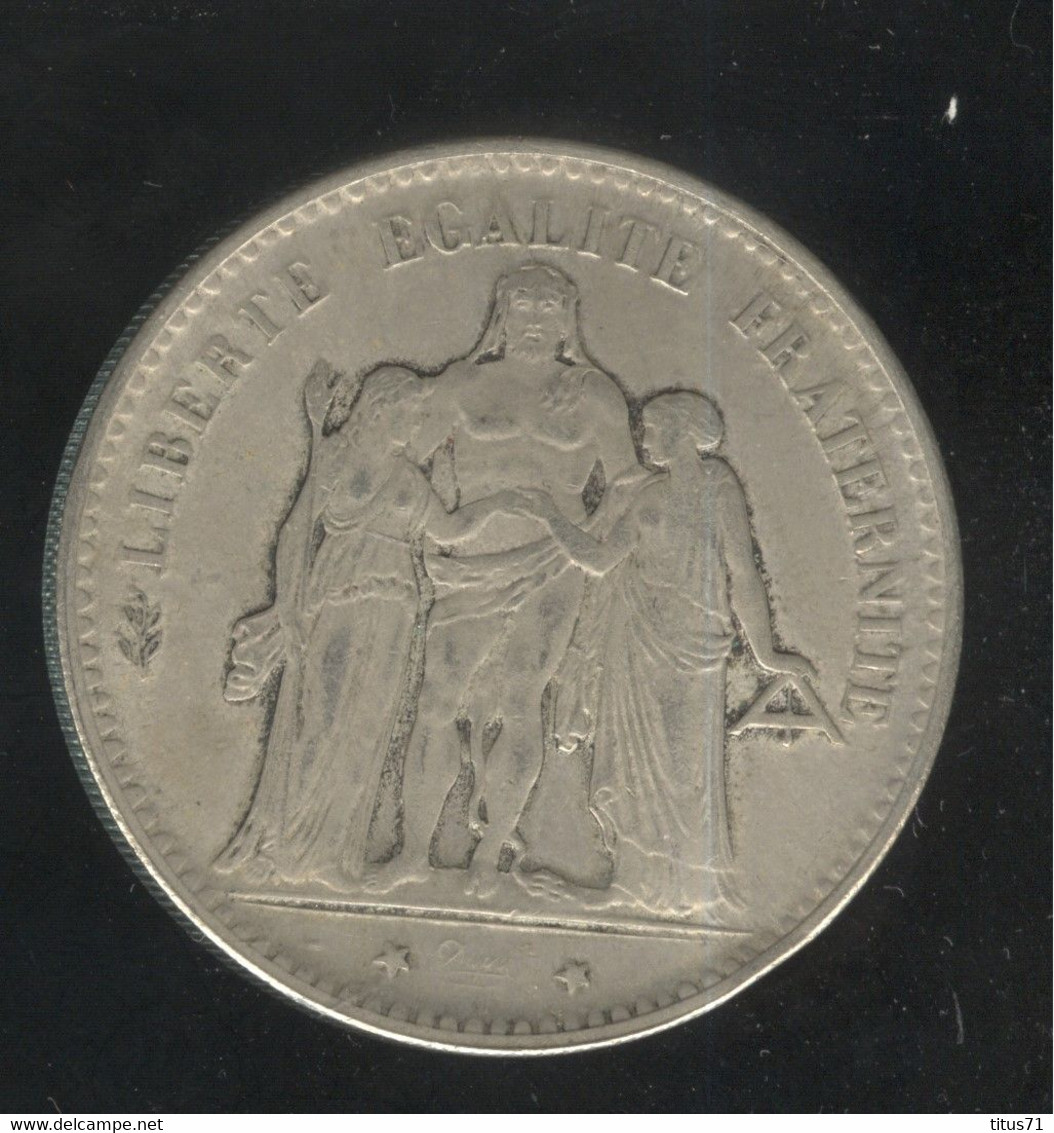 Fausse 5 Francs 1875 - Exonumia - Variétés Et Curiosités