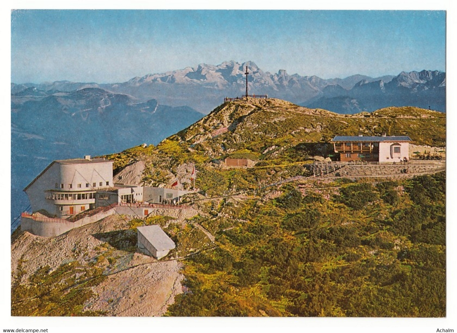 Der Untersberg Bei St. Leonhard (Grödig) - Bergstation Der Untersberg-Seilbahn Mit Blick Gegen Den Dachstein - Grödig