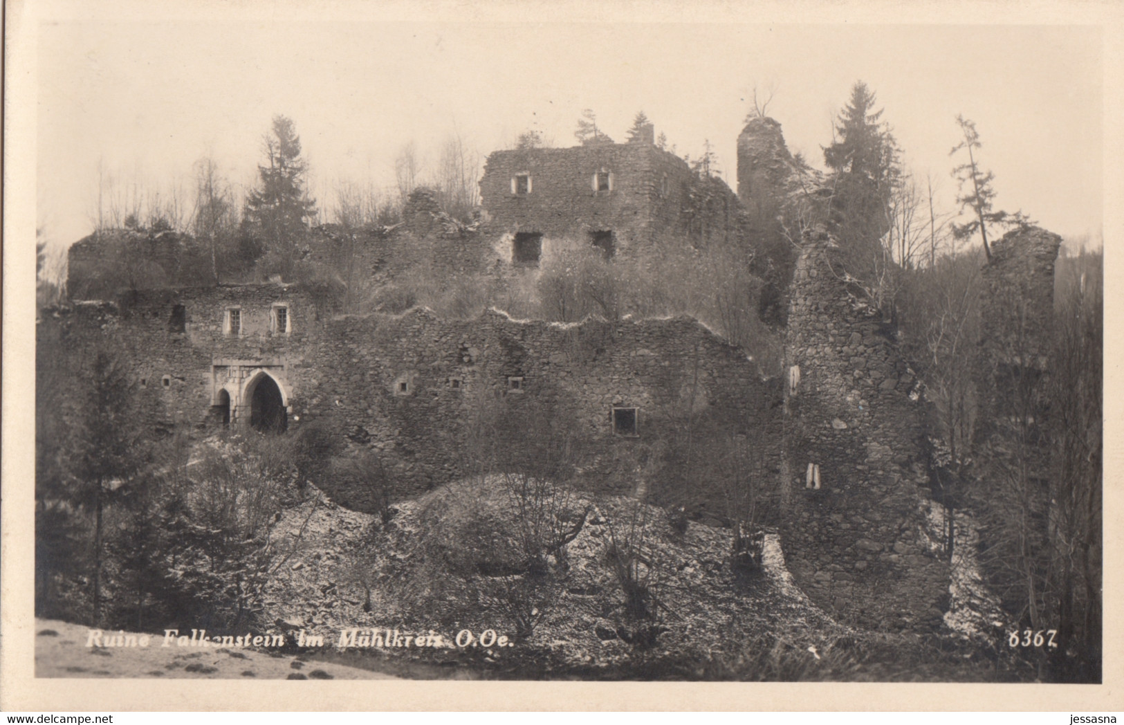 AK - OÖ - Ruine Falkenstein Im Mühlkreis - 1937 - Rohrbach