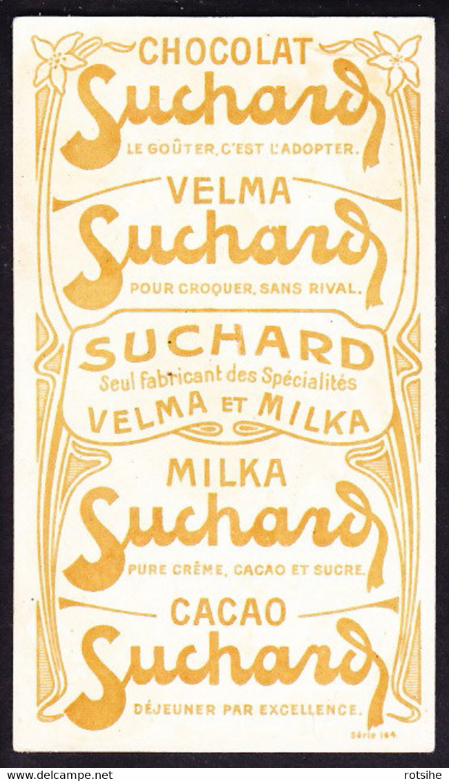 CHROMO Chocolat SUCHARD   Chansons Françaises    Serie 164 - Suchard