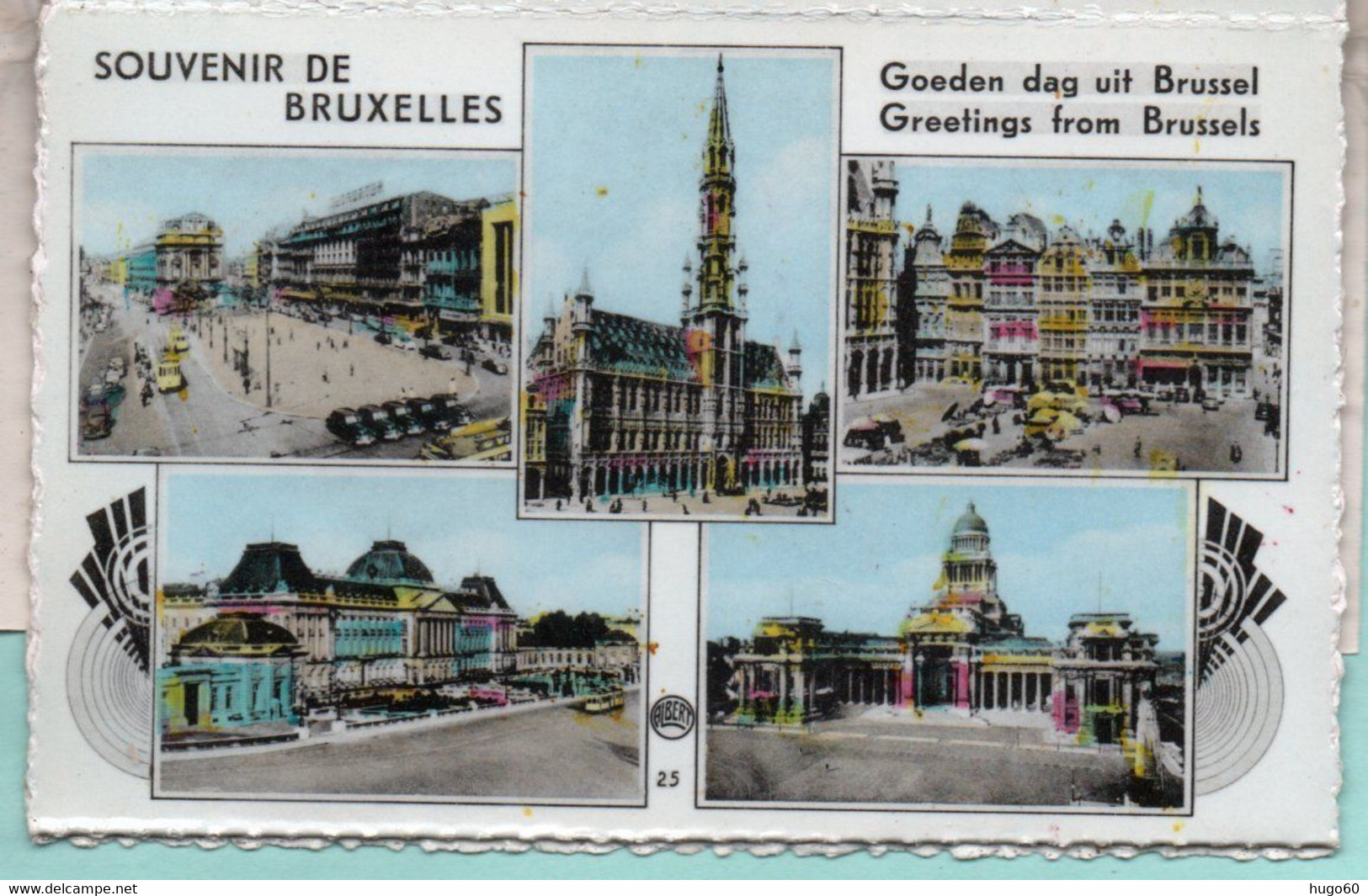 BRUXELLES - 10 cartes-vues en photocolor à détacher