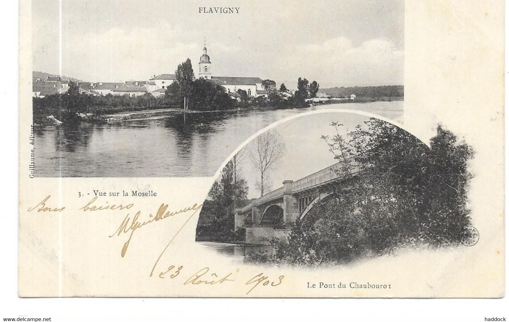 FLAVIGNY : VUE SUR LA MOSELLE - Other & Unclassified