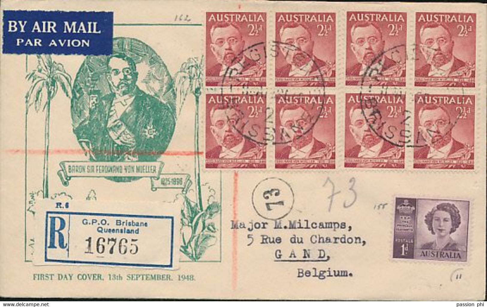 AUSTRALIA FDC 1948 - Ersttagsbelege (FDC)