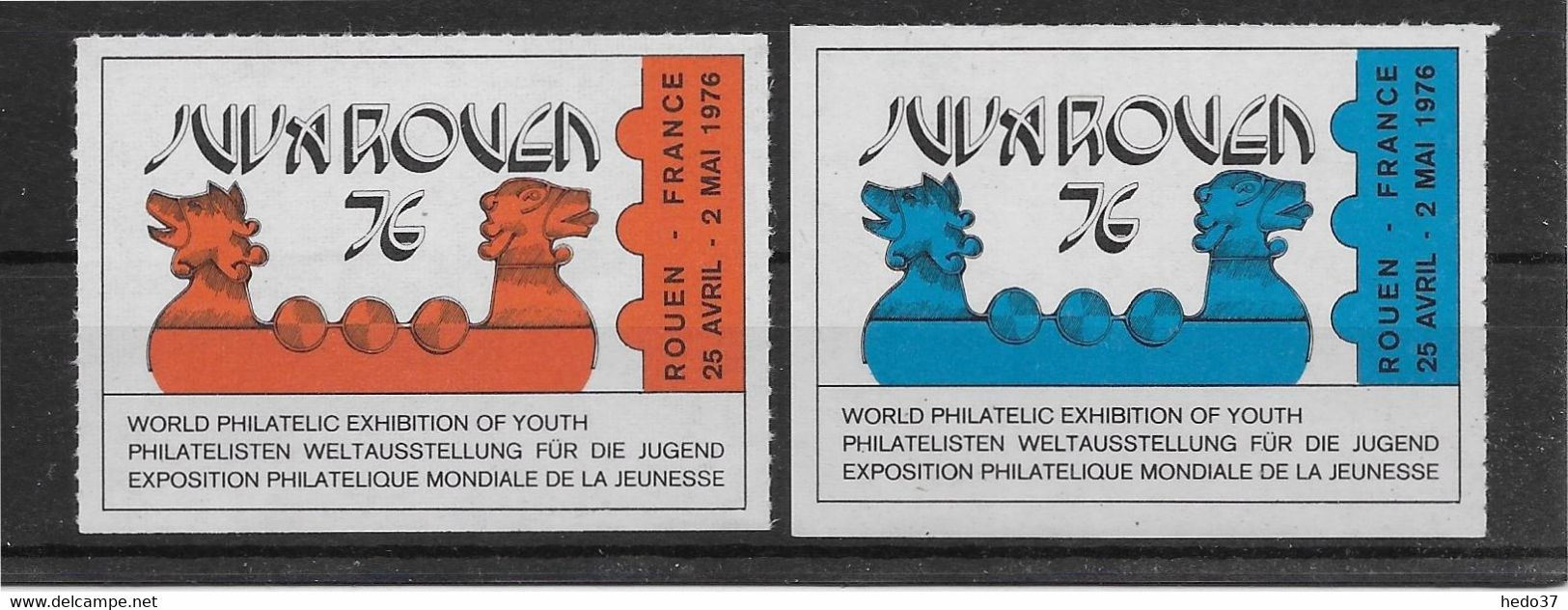 France Vignettes - Juva Rouen 1976 - Neuf ** Sans Charnière - TB - Briefmarkenmessen