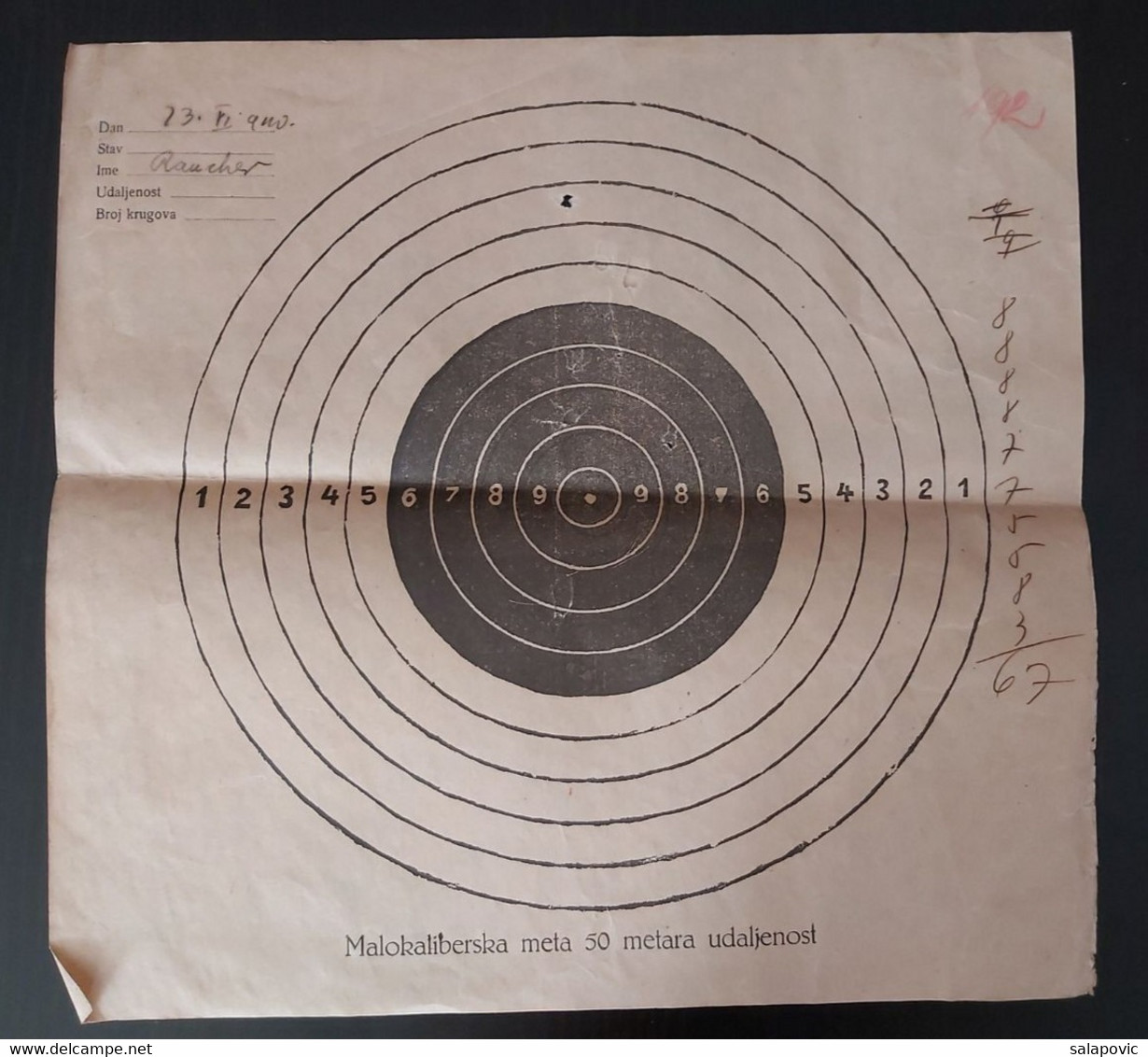 Archery, STRELJASTVO 1940 Old Targets, Stara Mete, Meta Za Gađanje ,quintan - Archery