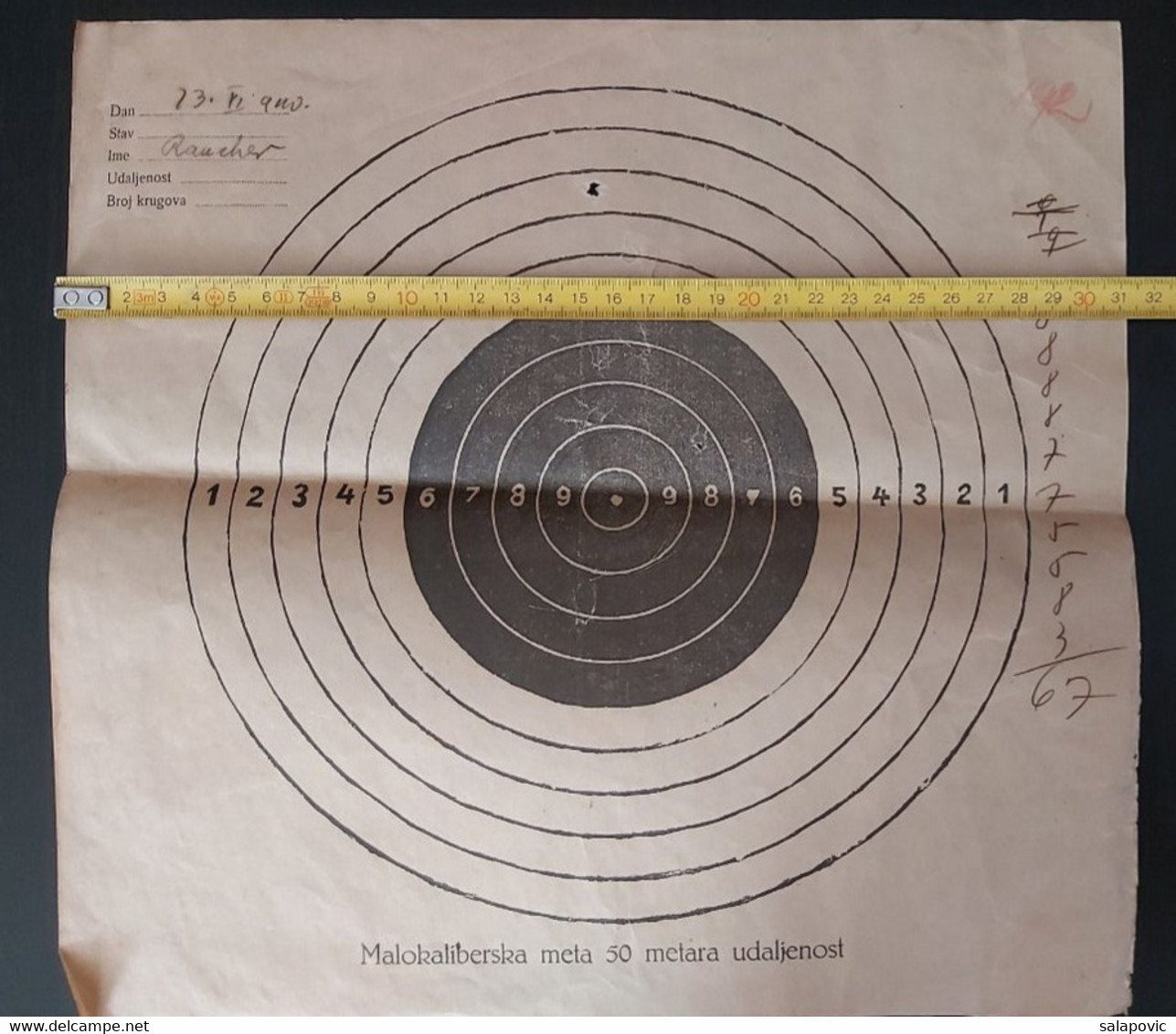 Archery, STRELJASTVO 1940 Old Targets, Stara Mete, Meta Za Gađanje ,quintan - Bogenschiessen