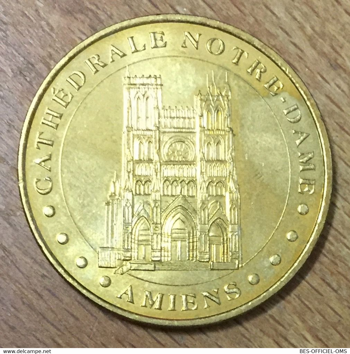 80 AMIENS CATHÉDRALE NOTRE-DAME MDP 2010 MÉDAILLE SOUVENIR MONNAIE DE PARIS JETON TOURISTIQUE MEDALS COINS TOKENS - 2010