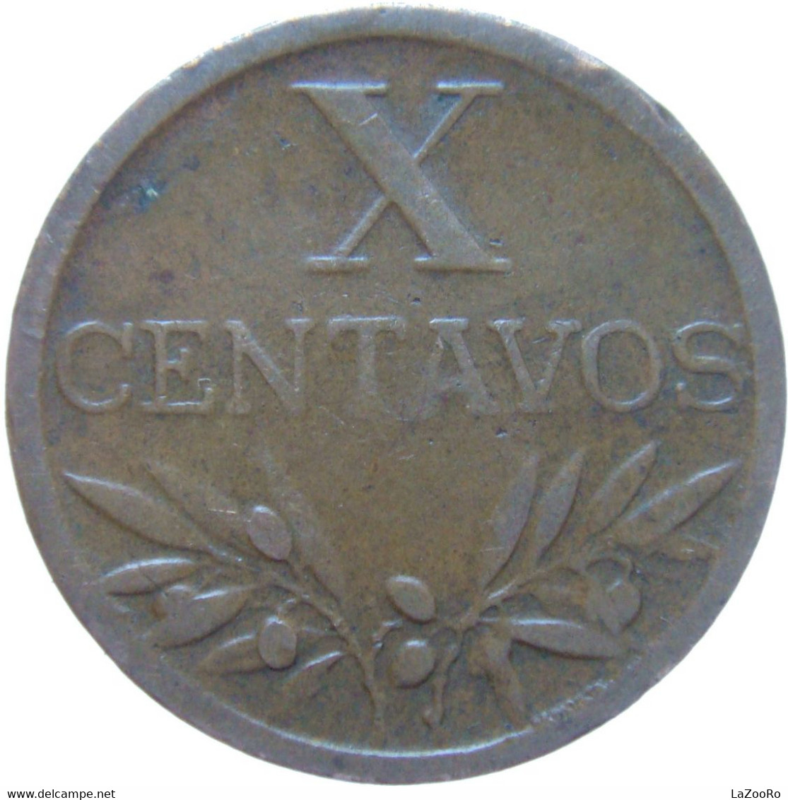 LaZooRo: Portugal 10 Centavos 1944 VF - Portugal