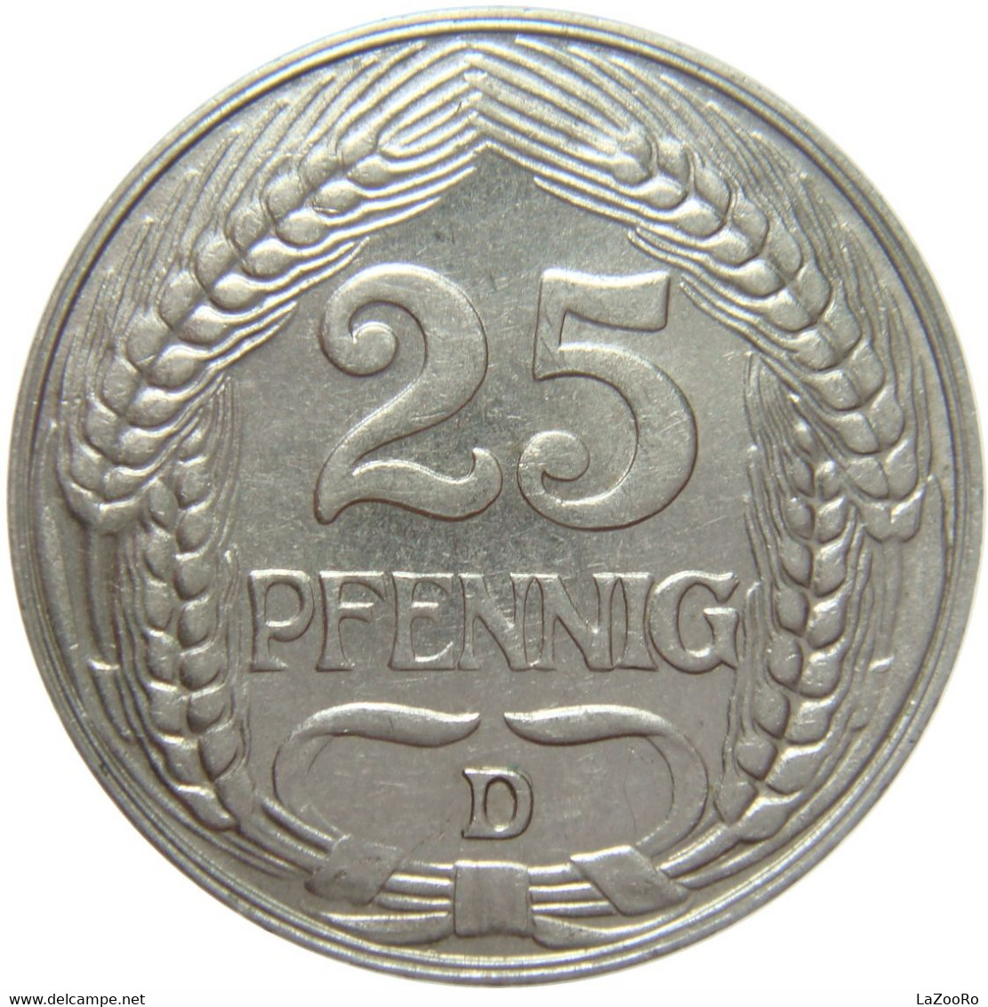 LaZooRo: Germany 25 Pfennig 1909 D XF - 25 Pfennig