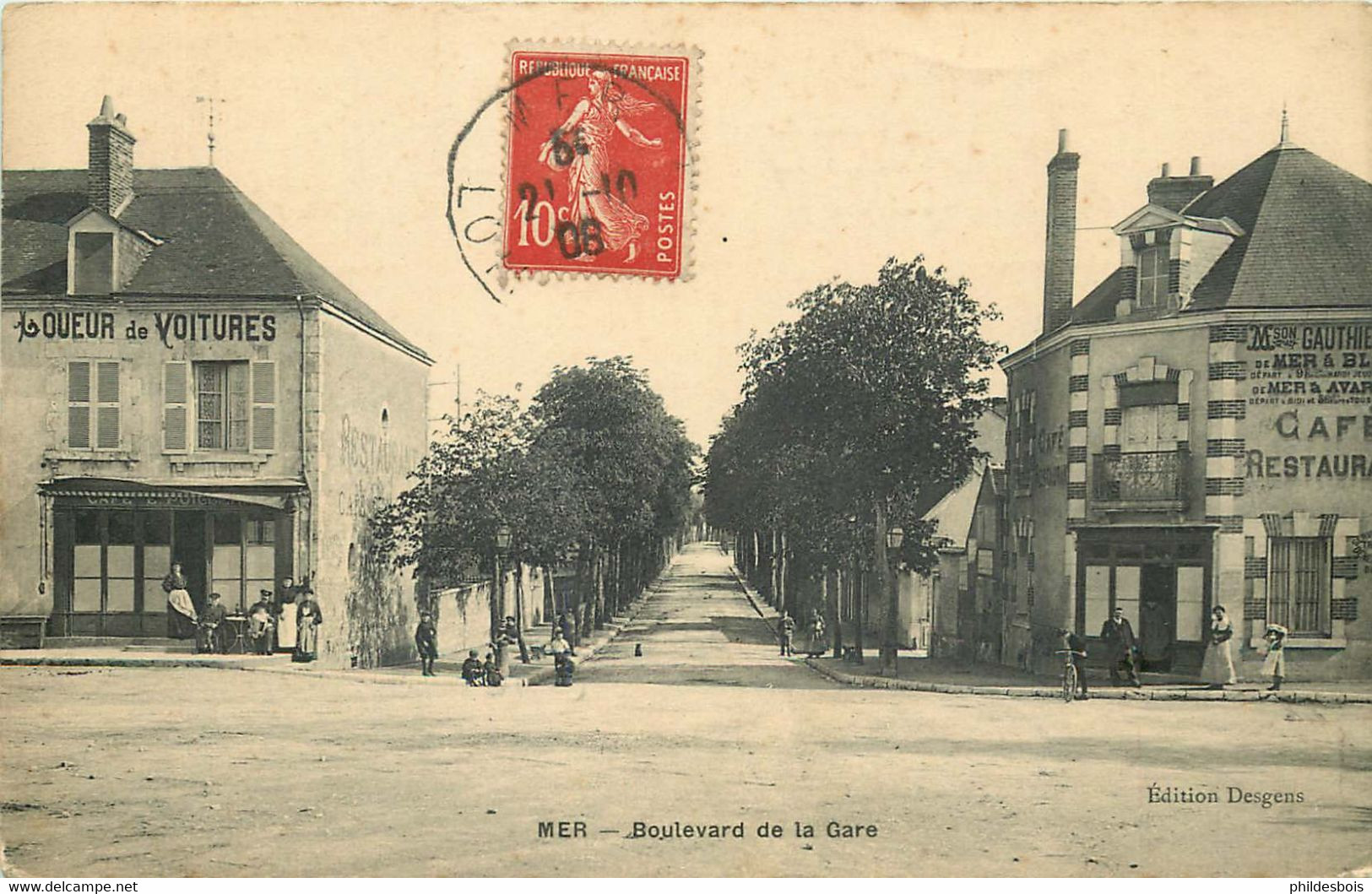 LOIR ET CHER  MER  Boulevard De La Gare - Mer