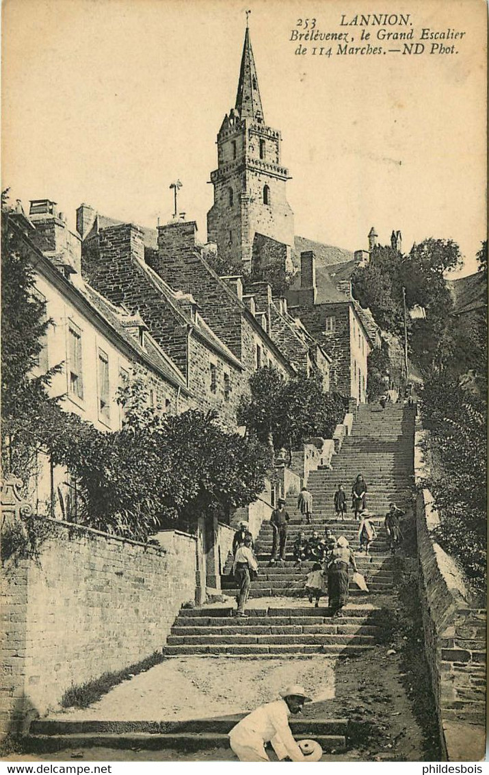 COTES D'ARMOR  LANNION   Le Grand Escalier - Lannion