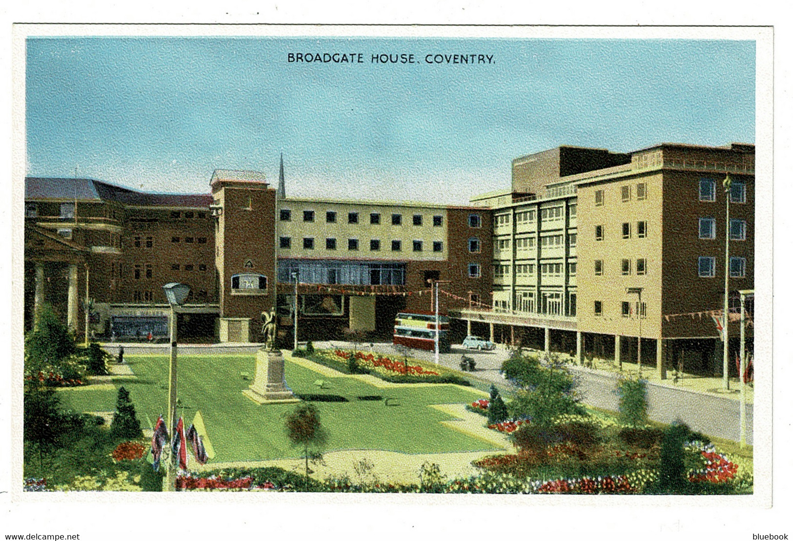 Ref 1404 - 2 X Postcards - New Broadgate & Broadgate House - Coventry Warwickshire - Coventry