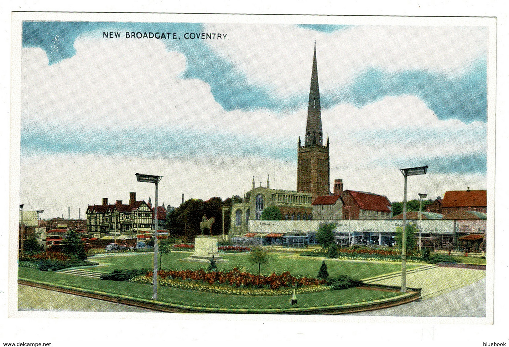Ref 1404 - 2 X Postcards - New Broadgate & Broadgate House - Coventry Warwickshire - Coventry