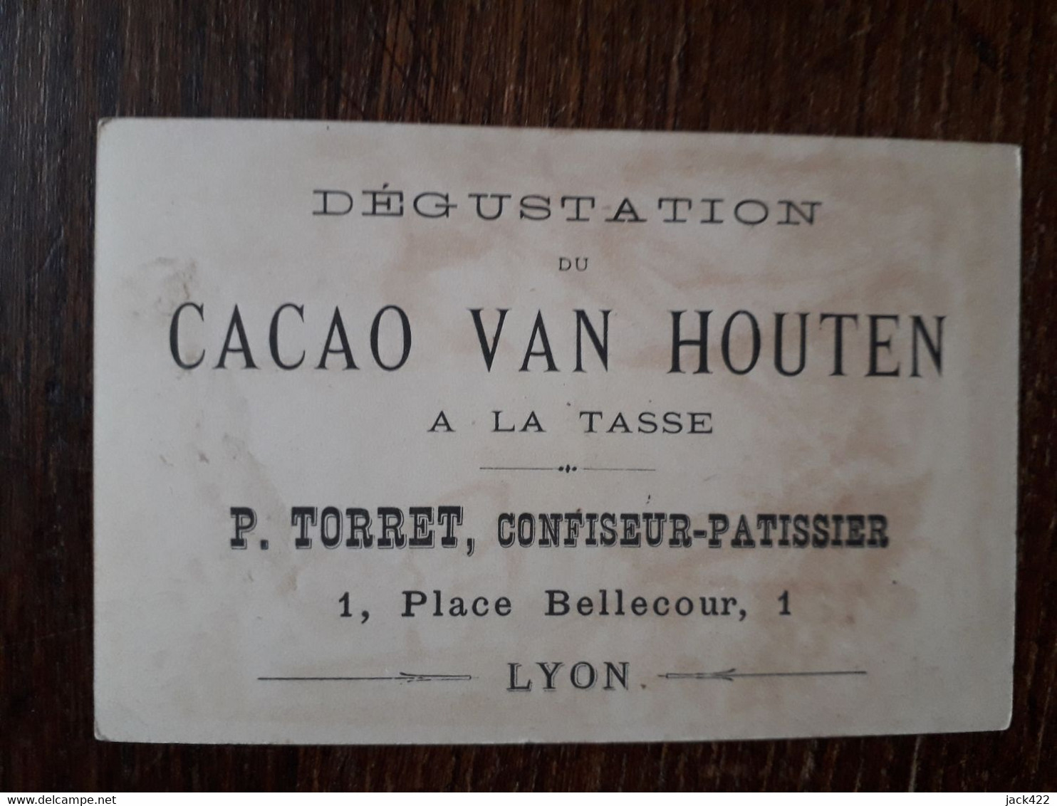 L29/96 CHROMO - CACAO VAN HOUTEN - LA FRANCE - Van Houten