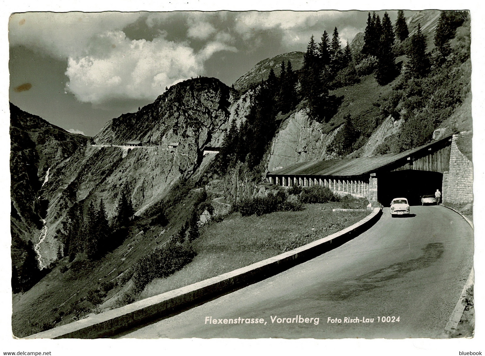 Ref 1404 - 1961 Real Photo Postcard - Flexenstrasse Voralberg - Zurs Austria To GB - Zürs