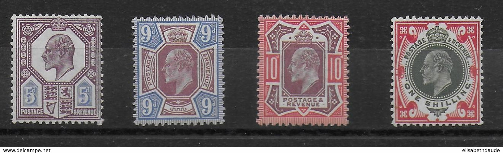 GB - YVERT N°113 + 115/117 ** MNH ! LUXE - COTE = 800 EUR. - Ungebraucht