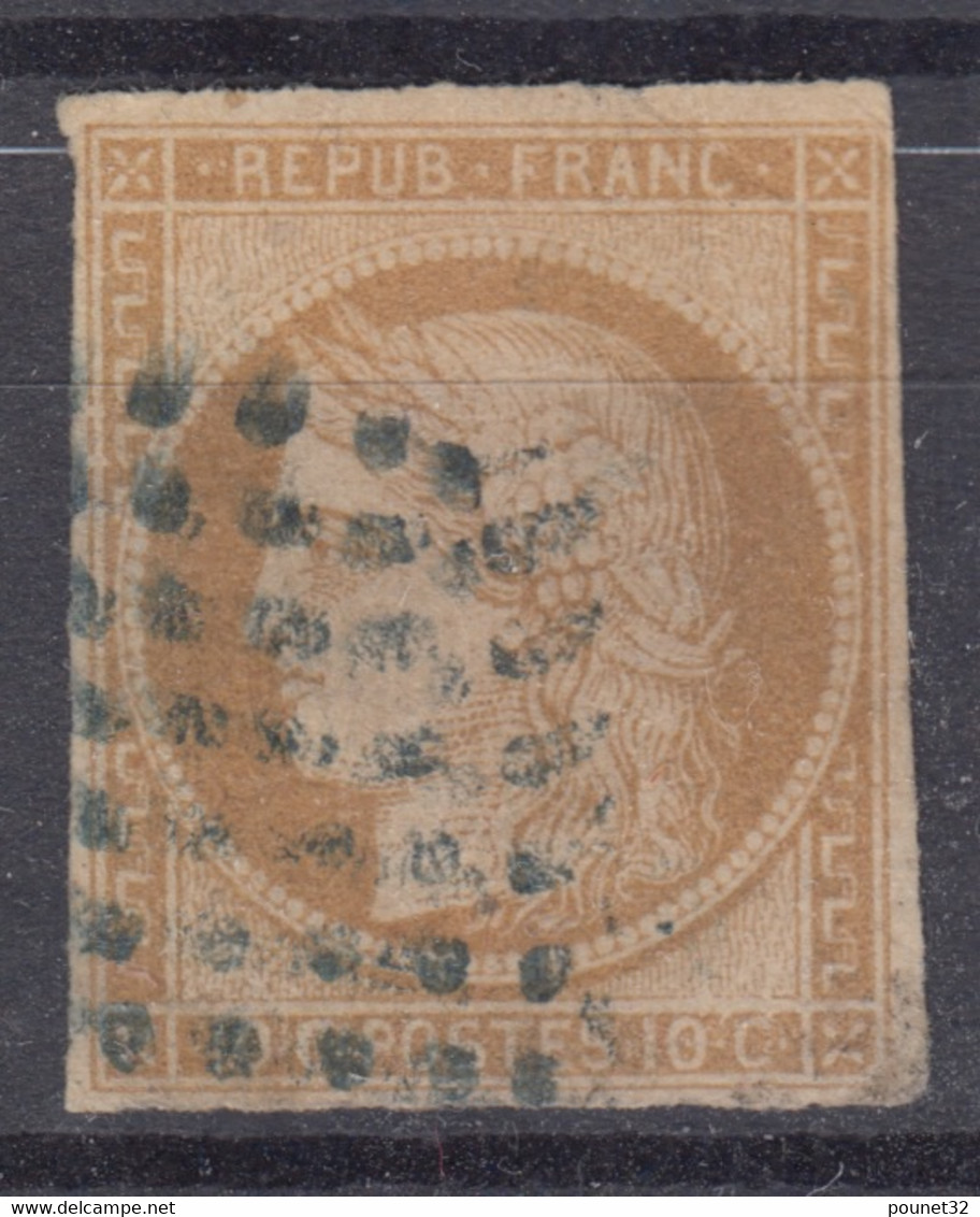 COLONIES GENERALES : CERES 10c N° 11 OBLITERATION LOSANGE BLEU - COTE 150 € - Cérès